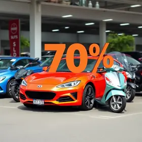 comprar carros e motos com 70% de desconto